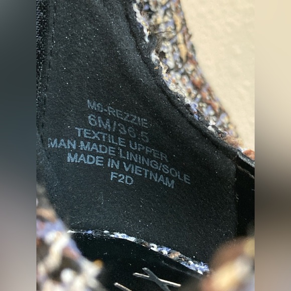 Mix No. 6 Tweed Multi-Color Platform Shoes - Picture 4 of 11